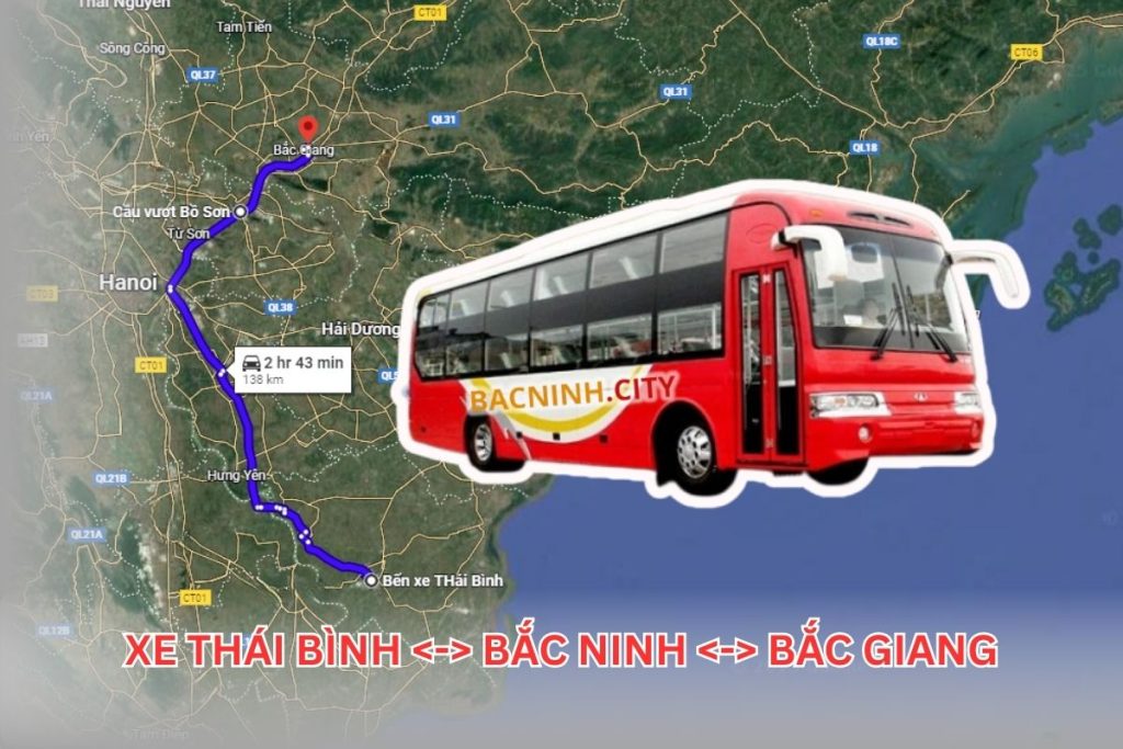 xe bắc ninh thái bình, xe thái bình bắc ninh bắc giang