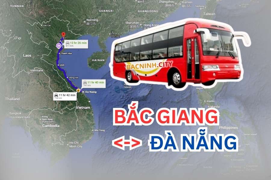 xe bắc giang đà nẵng, xe khách bắc giang đà nẵng, xe limousine bắc giang đà nẵng, xe giường nằm bắc giang đà nẵng