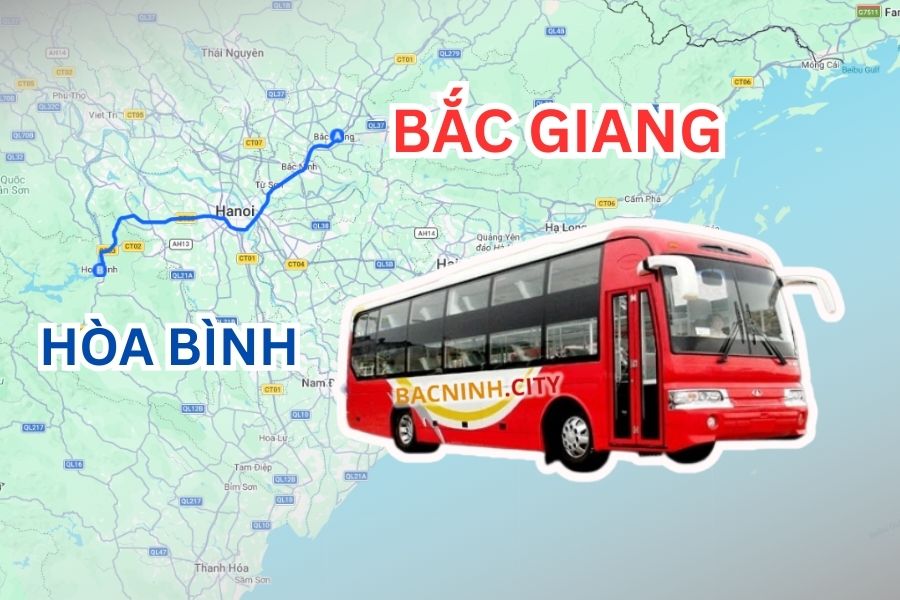 xe bắc giang hòa bình