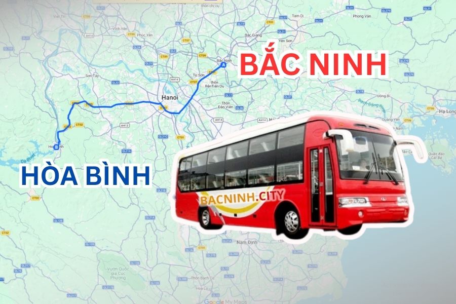 xe bắc ninh hòa bình kim bôi mai châu