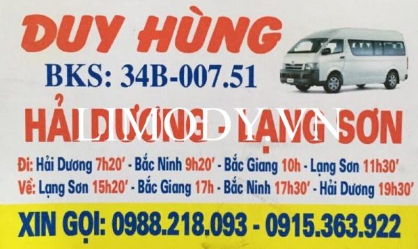 xe duy hùng bắc giang hải dương