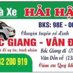 xe hải hậu bắc giang quảng ninh