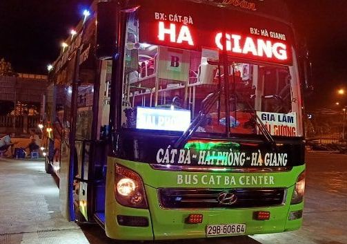 Nhà xe Bus Cát Bà Center: Hà Giang - Bắc Giang - Bắc Ninh - Hải Phòng - Cát Bà