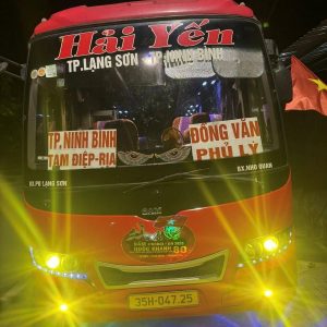 Xe Hả yếnLạng Sơn - Bắc Giang - Bắc Ninh - Phủ Lý - Ninh Bình