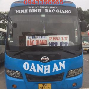Xe Oanh An: Bắc Giang - Bắc Ninh - Phủ Lý - Ninh Bình