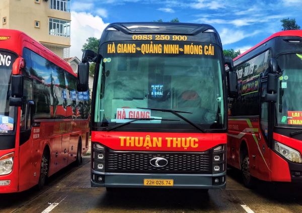 xe thuận thực hà giang tuyên quang bắc ninh quảng ninh móng cái