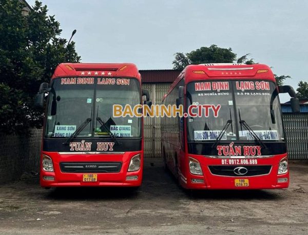 xe tuấn huy nam định bắc ninh bắc giang lạng sơn