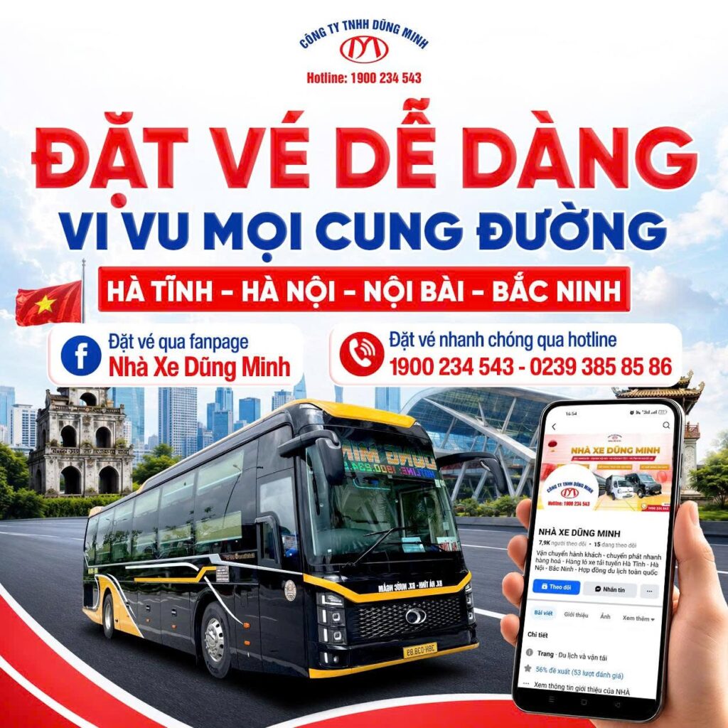 xe dũng minh bắc ninh hà tĩnh
